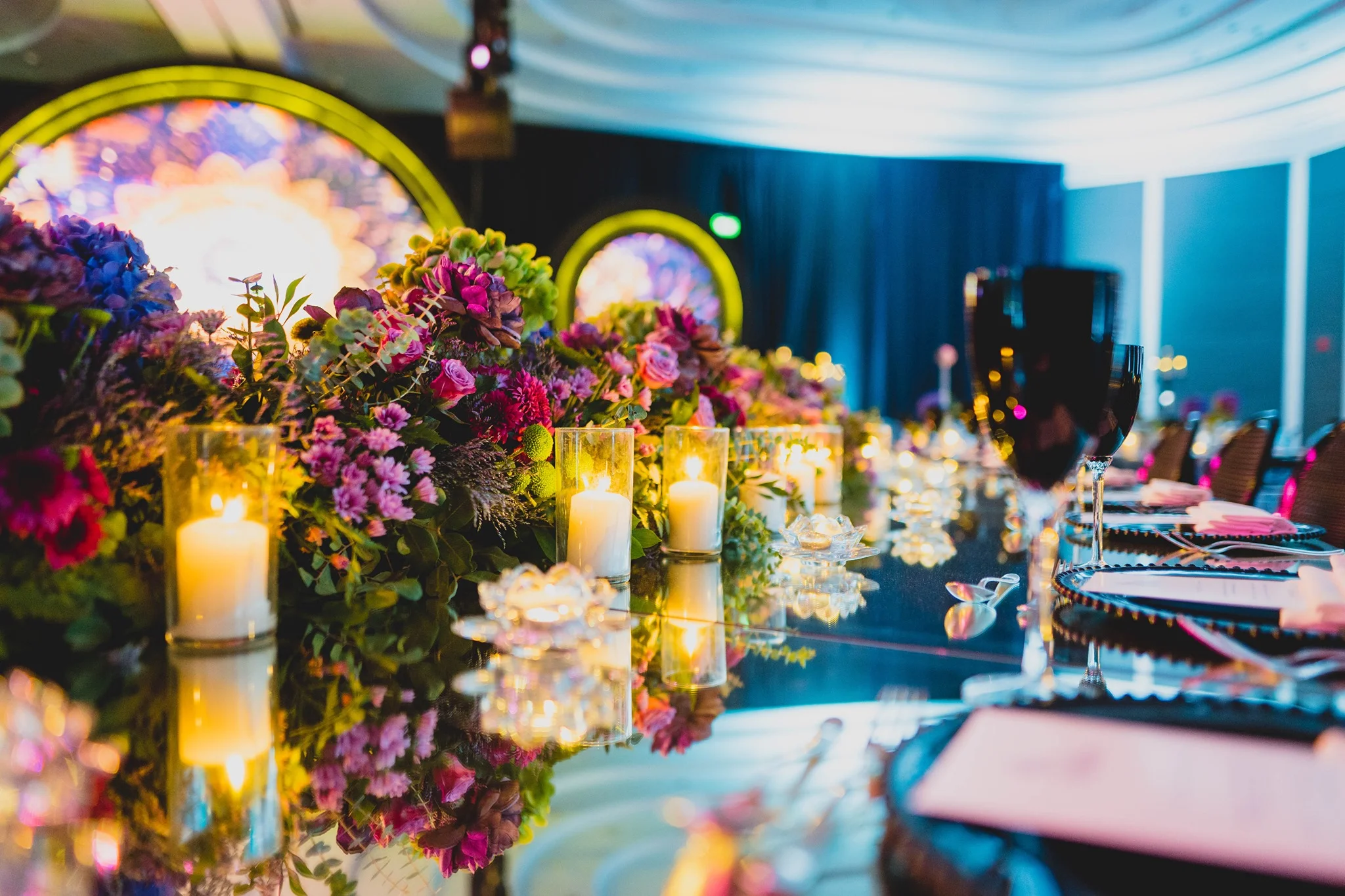 Wedding reception setup inspiration